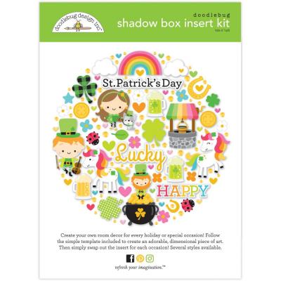 Doodlebug Lots O'Luck - Shadowbox Insert Kit