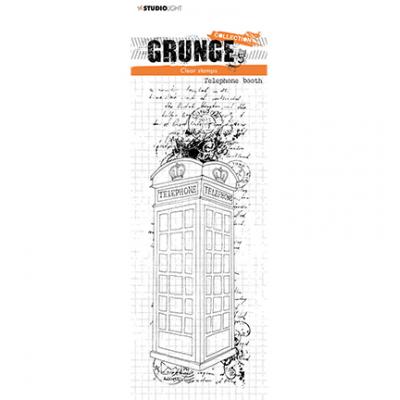 StudioLight Grunge Collection Nr.222 Clear Stamp - Telephone Booth
