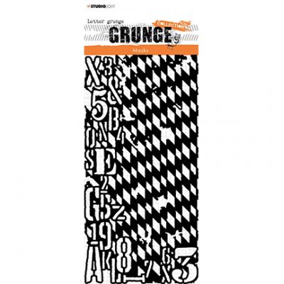 StudioLight Grunge Collection Nr.110 Stencil - Letter
