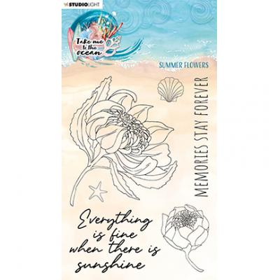 StudioLight Take Me To The Ocean Nr.219 Clear Stamps - Summer Flowers