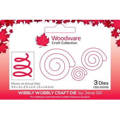 Woodware Craft Die - Wibbly Wobbly