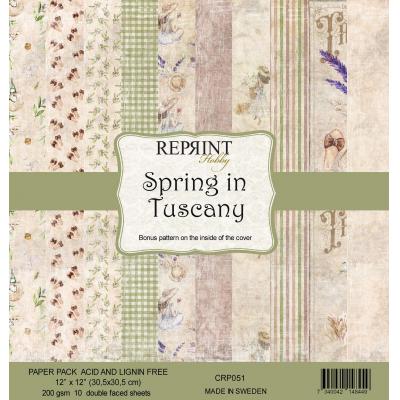 Reprint Spring In Tuscany Designpapier - Paper Pack