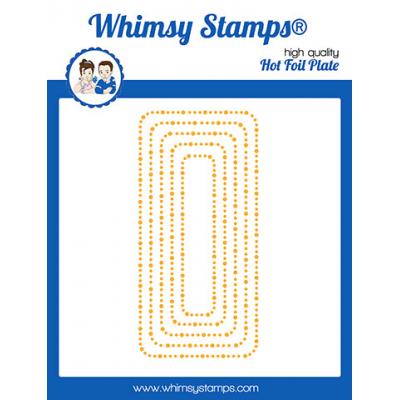 Whimsy Stamps Denise Lynn and Deb Davis Hotfoil Stamps - Mini Slim Rounded