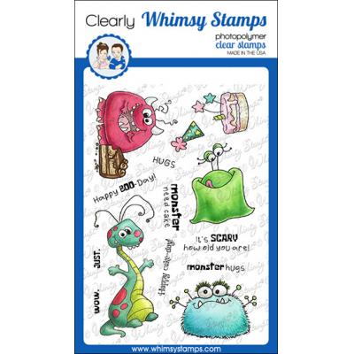 Whimsy Stamps Crissy Armstrong Clear Stamps - Monster Birthday