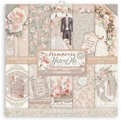 Stamperia You And Me Designpapiere - Paper Pack