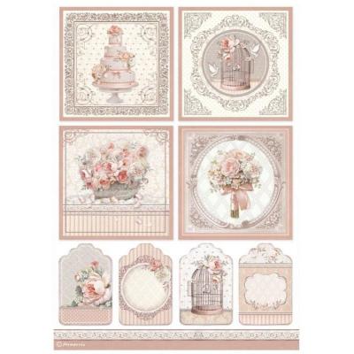 Stamperia You And Me Rice Paper - Cards - Reispapier