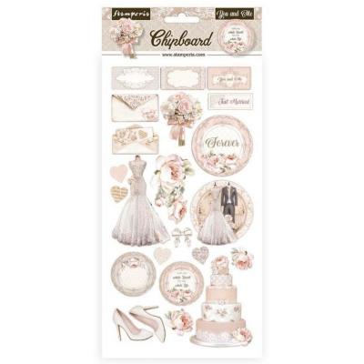 Stamperia You And Me Sticker - Chipboard