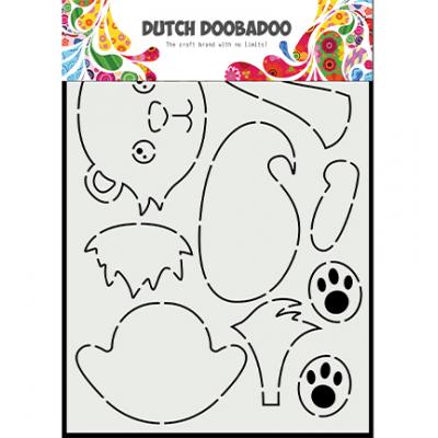 Dutch Doobadoo Card Art - Built Up Stinktier