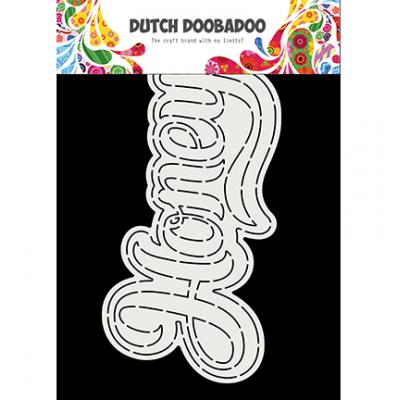Dutch Doobadoo Card Art - Honey Text