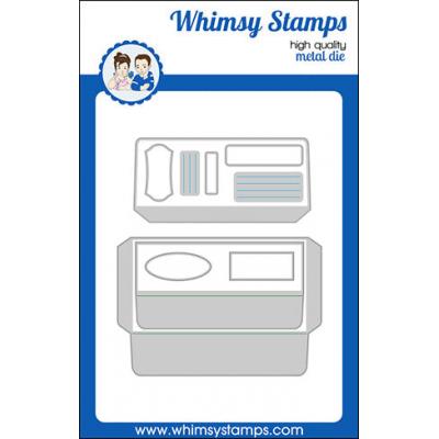 Whimsy Stamps  Deb Davis And Denise Lynn Die Set - Mini Slim Envelope Builder