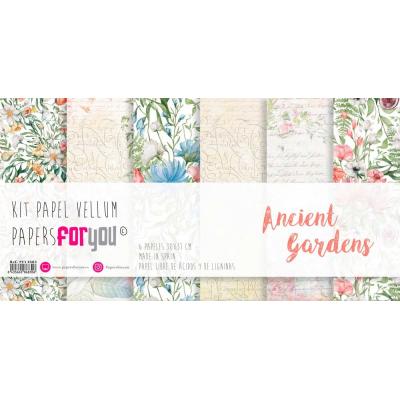 Papers For You Ancient Gardens Spezialpapiere - Vellum Paper Pack
