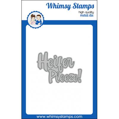 Whimsy Stamps Deb Davis And Denise Lynn Die Set - Heifer Pleeze!