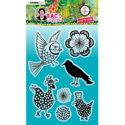StudioLight Back To Nature Nr.149 Clear Stamps - A Lot Of Birds