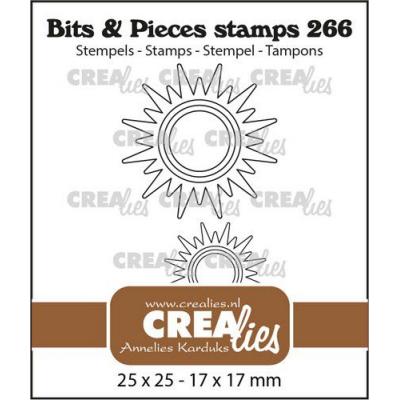 Crealies Bits & Pieces Clear Stamps - Sonne
