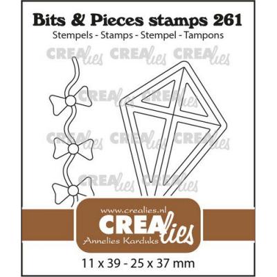 Crealies Bits & Pieces Clear Stamps - Drachen