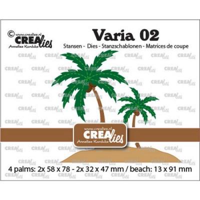 Crealies Varia 2 Stanzschablonen - Palmen