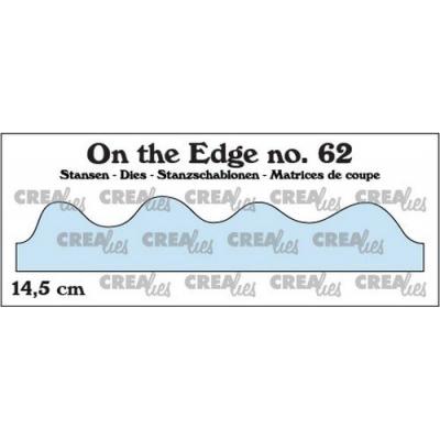 Crealies On The Edge Nr.62 Stanzschablonen - Wellen ungleichmäßig