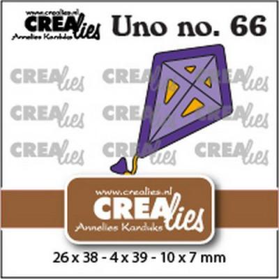 Crealies Uno Nr. 66 Stanzschablonen - Drachen klein