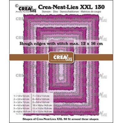 Crealies Crea-nest-stanzformen XXL 130 Stanzschablonen - Rechtecke