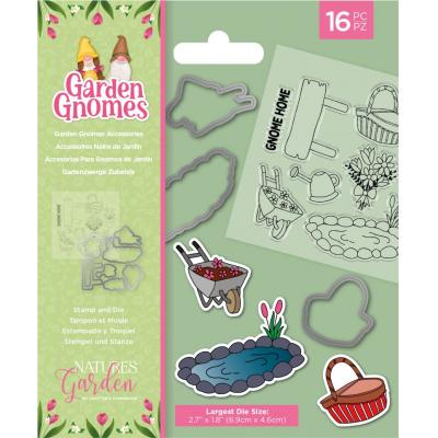Crafter's Companion Garden Gnomes Stamps & Dies - Gnomes Accessories