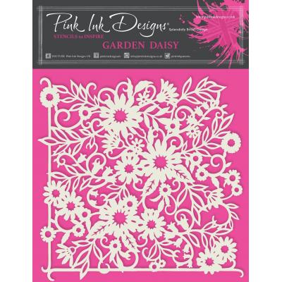 Creative Expressions Pink Ink Designs Stencil - Garden Daisy