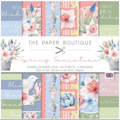 The Paper Boutique Spring Sensation Designpapiere - Embellishment Pad