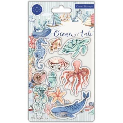 Craft Consortium Ocean Tale Clear Stamps - Sea Life