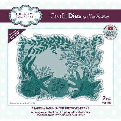 Creative Expressions By Sue Wilson Craft Dies - The Waves Frame
