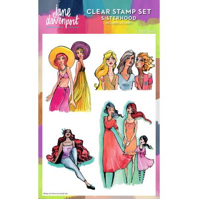 Jane Davenport Clear Stamps - Sisterhood