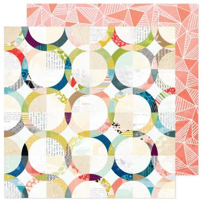 American Crafts Vicki Boutin Print Shop Designpapier - Circle Time