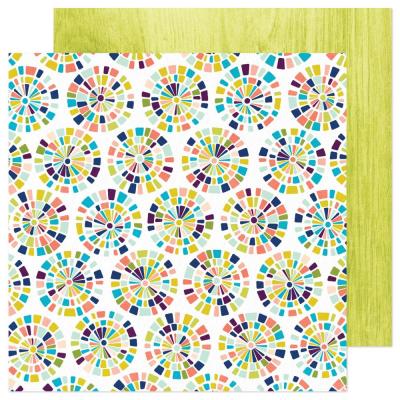 American Crafts Vicki Boutin Print Shop Designpapier - Color Coaster