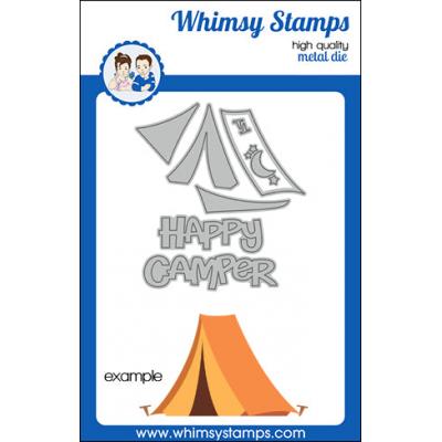 Whimsy Stamps Deb Davis and Denise Lynn Die Set - Happy Camper