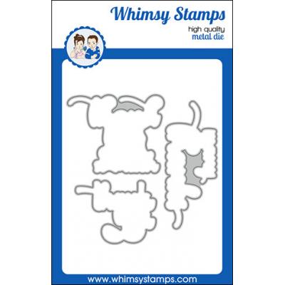 Whimsy Stamps Denise Deb Davis Outlines Die Set - Many Thanks