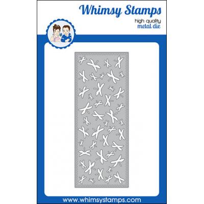 Whimsy Stamps Deb Davis and Denise Lynn Die - Slimline Dragonflies Background
