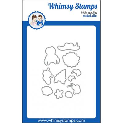 Whimsy Stamps Denise Lynn and Deb Davis Outlines Die - Under The Sea