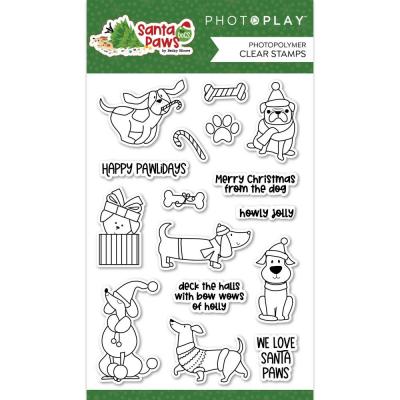 PhotoPlay Santa Paws Clear Stamps - Dog