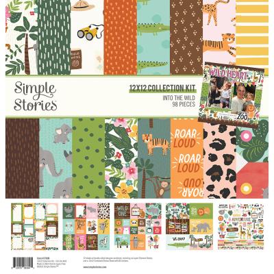 Simple Stories Into The Wild Designpapiere - Collector's Essential Kit
