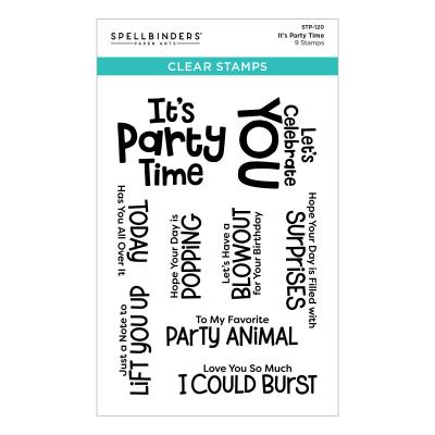 Spellbinders Clear Stamps - It's Party Time