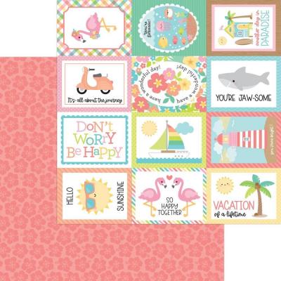 Doodlebug Seaside Summer Designpapier - Let's Luau