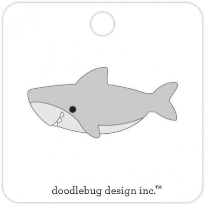 Doodlebug Seaside Summer Embellishments - Sammy Shark