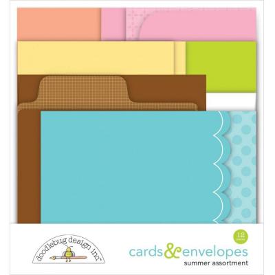Doodlebug Seaside Summer - Cards & Envelopes