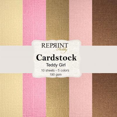 Reprint Cardstock -Teddy Girl