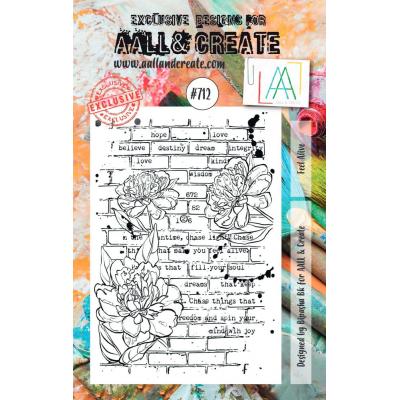 AALL & Create Clear Stamp Nr. 712 - Feel Alive