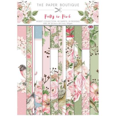 The Paper Boutique Pretty In Pink Designpapiere - Insert Collection