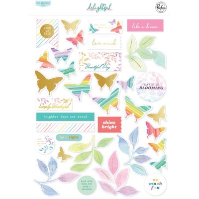 Pinkfresh Studio Delightful Sticker Die Cuts - Vellum Embellishments