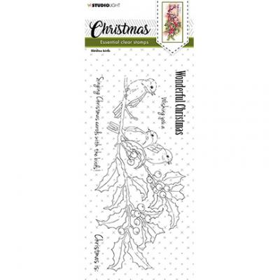 StudioLight Christmas Slimline Clear Stamps - Birds