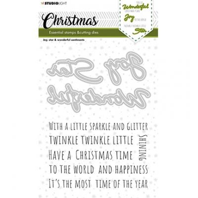 StudioLight Christmas Stamps und Dies - Wonderfull Sentiments