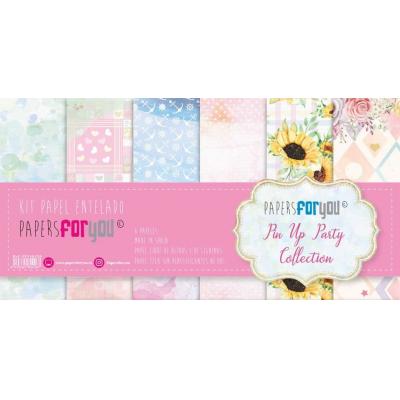 Papers For You Pin Up Party Spezialpapiere - Canvas Scrap Pack
