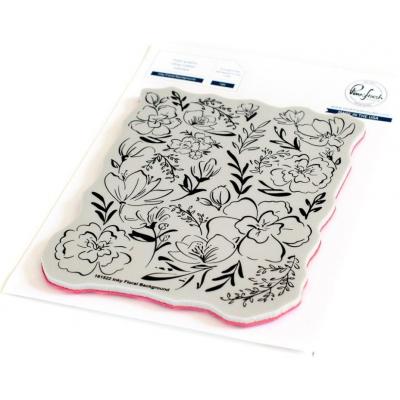Pinkfresh Studio Rubber Stamp - Inky Floral