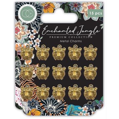 Craft Consortium Enchanted Jungle Embellishments - Metal Charms